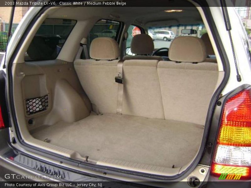 Classic White / Medium Pebble Beige 2003 Mazda Tribute LX-V6