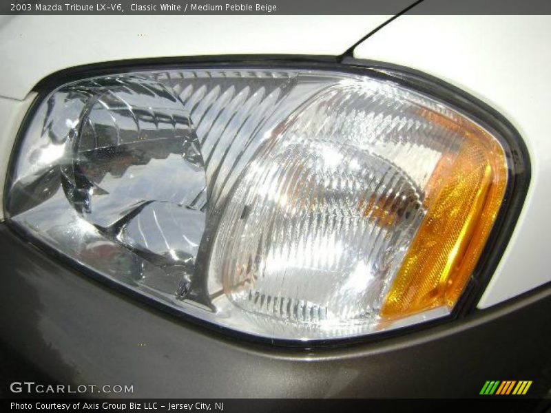 Classic White / Medium Pebble Beige 2003 Mazda Tribute LX-V6