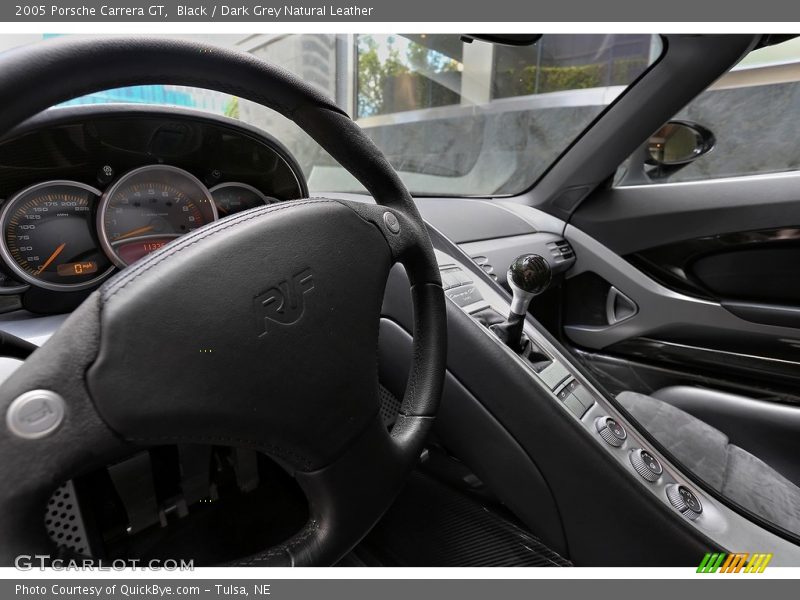 Black / Dark Grey Natural Leather 2005 Porsche Carrera GT