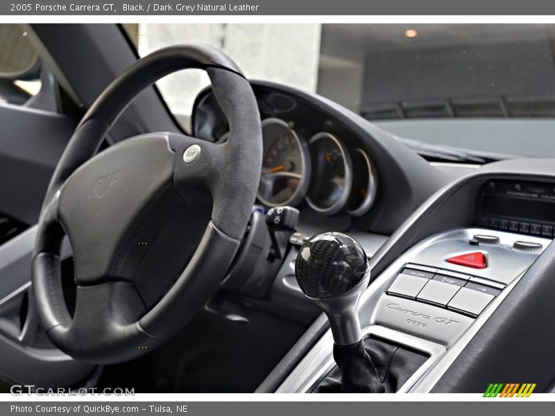 Black / Dark Grey Natural Leather 2005 Porsche Carrera GT