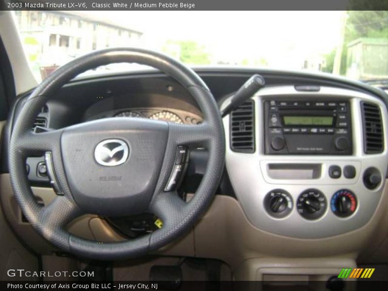 Classic White / Medium Pebble Beige 2003 Mazda Tribute LX-V6
