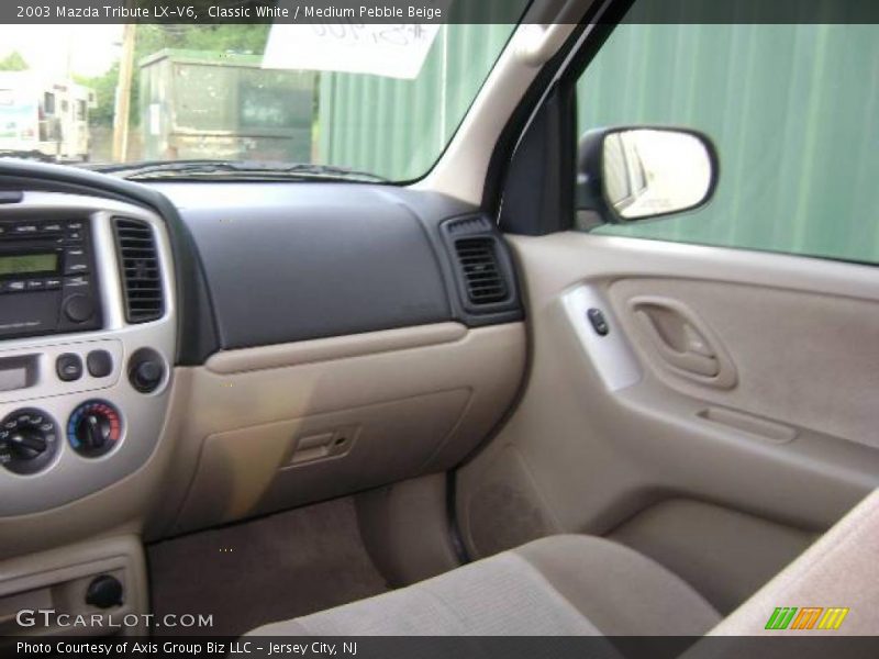 Classic White / Medium Pebble Beige 2003 Mazda Tribute LX-V6