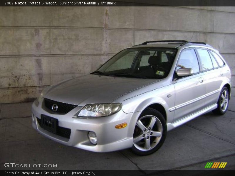 Sunlight Silver Metallic / Off Black 2002 Mazda Protege 5 Wagon