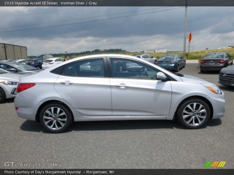 Ironman Silver / Gray 2016 Hyundai Accent SE Sedan