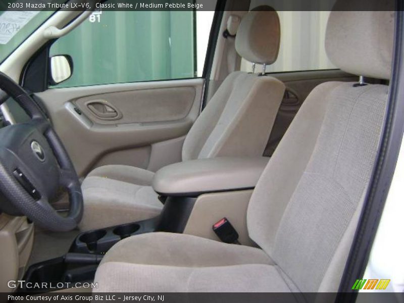 Classic White / Medium Pebble Beige 2003 Mazda Tribute LX-V6