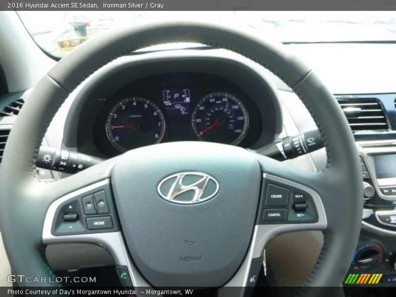 Ironman Silver / Gray 2016 Hyundai Accent SE Sedan