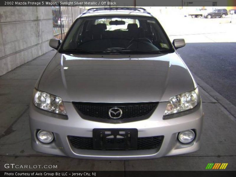 Sunlight Silver Metallic / Off Black 2002 Mazda Protege 5 Wagon