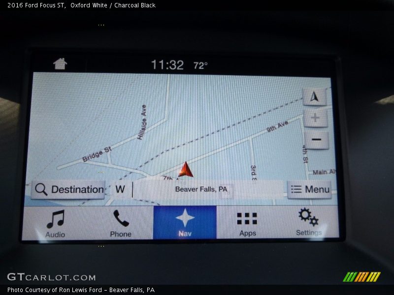 Oxford White / Charcoal Black 2016 Ford Focus ST