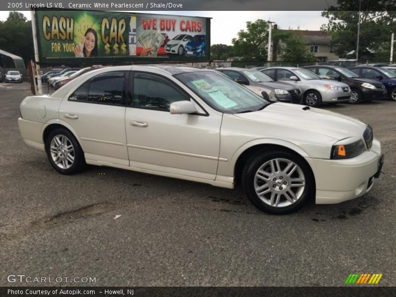 Ceramic White Pearlescent / Shale/Dove 2005 Lincoln LS V8