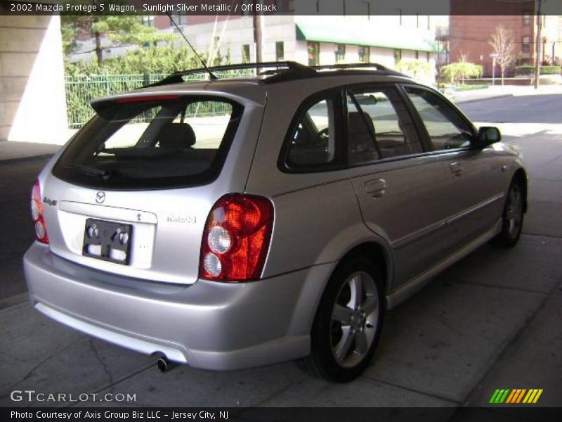 Sunlight Silver Metallic / Off Black 2002 Mazda Protege 5 Wagon