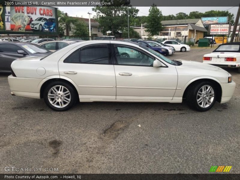 Ceramic White Pearlescent / Shale/Dove 2005 Lincoln LS V8
