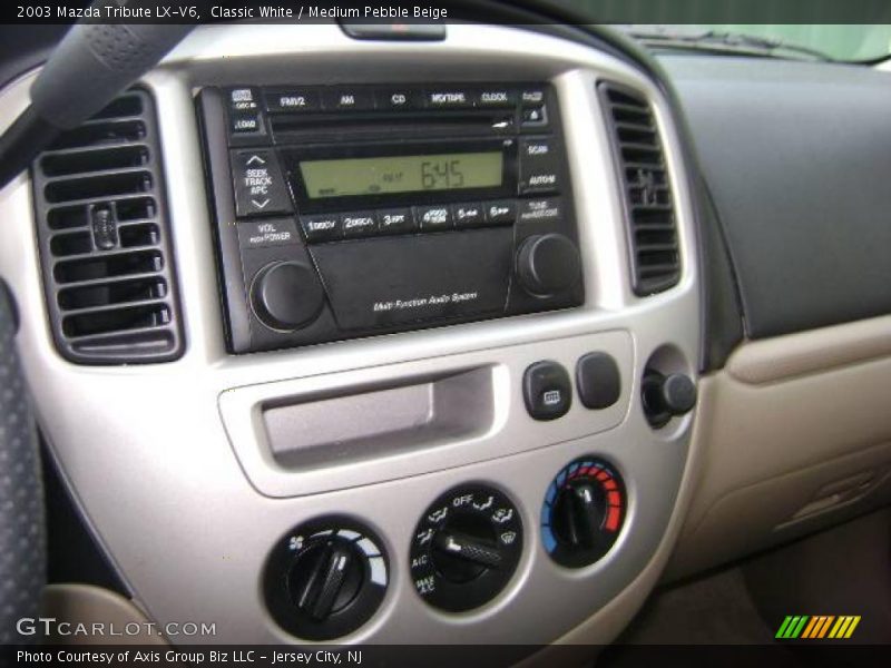 Classic White / Medium Pebble Beige 2003 Mazda Tribute LX-V6