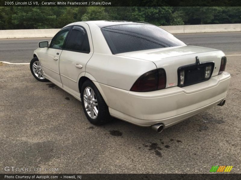 Ceramic White Pearlescent / Shale/Dove 2005 Lincoln LS V8