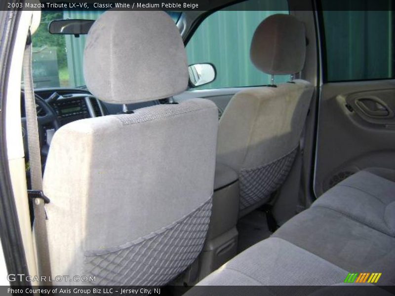 Classic White / Medium Pebble Beige 2003 Mazda Tribute LX-V6