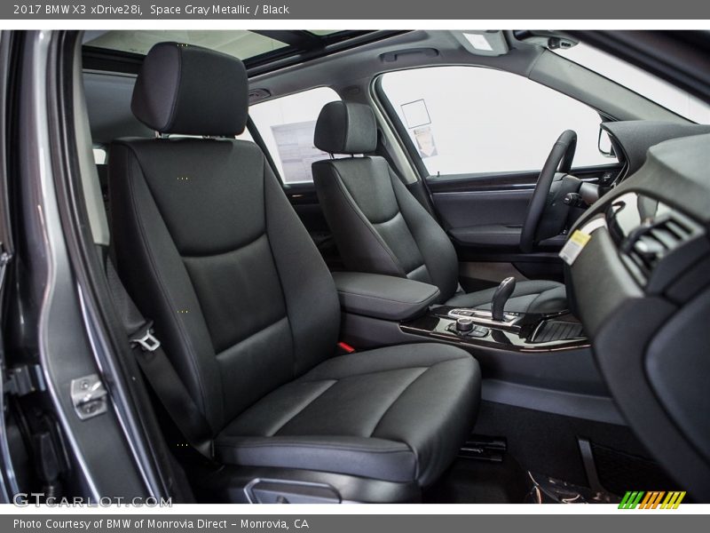  2017 X3 xDrive28i Black Interior