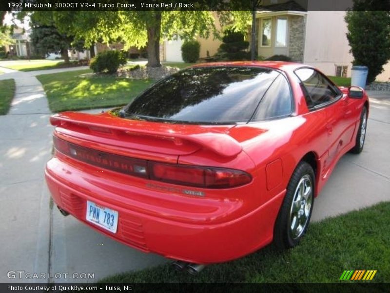 Monza Red / Black 1992 Mitsubishi 3000GT VR-4 Turbo Coupe