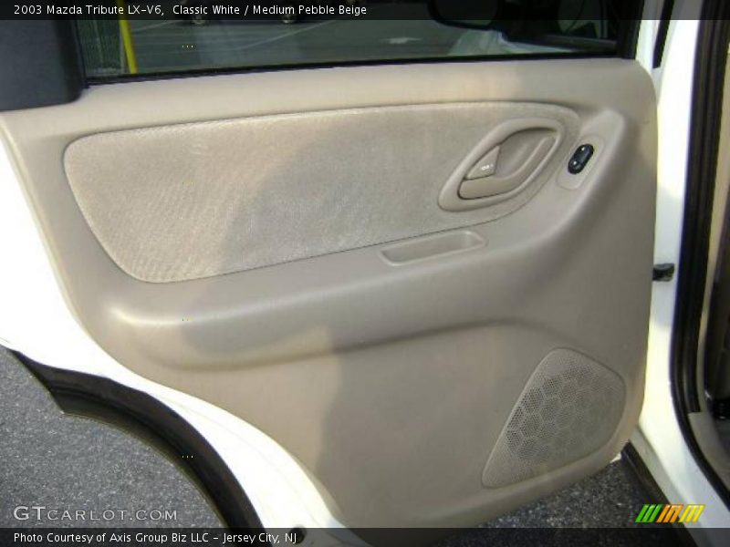 Classic White / Medium Pebble Beige 2003 Mazda Tribute LX-V6