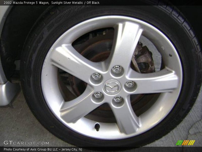 Sunlight Silver Metallic / Off Black 2002 Mazda Protege 5 Wagon
