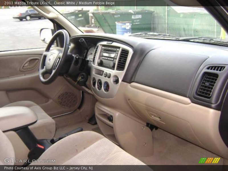Classic White / Medium Pebble Beige 2003 Mazda Tribute LX-V6