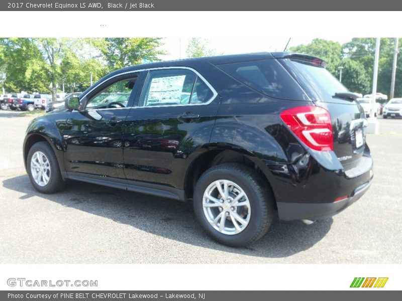 Black / Jet Black 2017 Chevrolet Equinox LS AWD