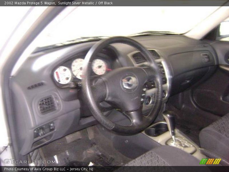Sunlight Silver Metallic / Off Black 2002 Mazda Protege 5 Wagon