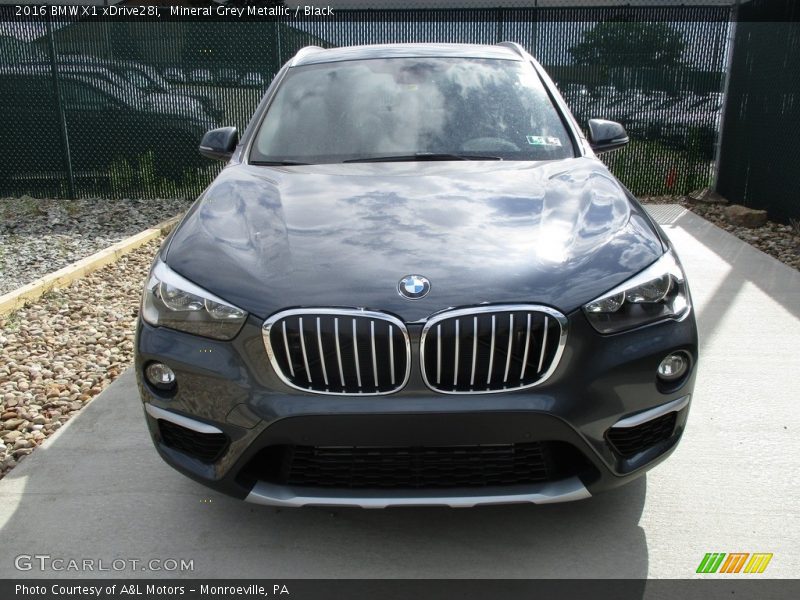 Mineral Grey Metallic / Black 2016 BMW X1 xDrive28i