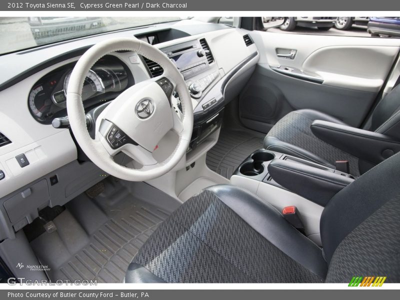 Cypress Green Pearl / Dark Charcoal 2012 Toyota Sienna SE