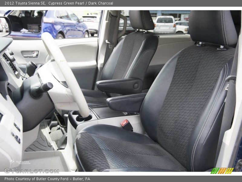 Cypress Green Pearl / Dark Charcoal 2012 Toyota Sienna SE