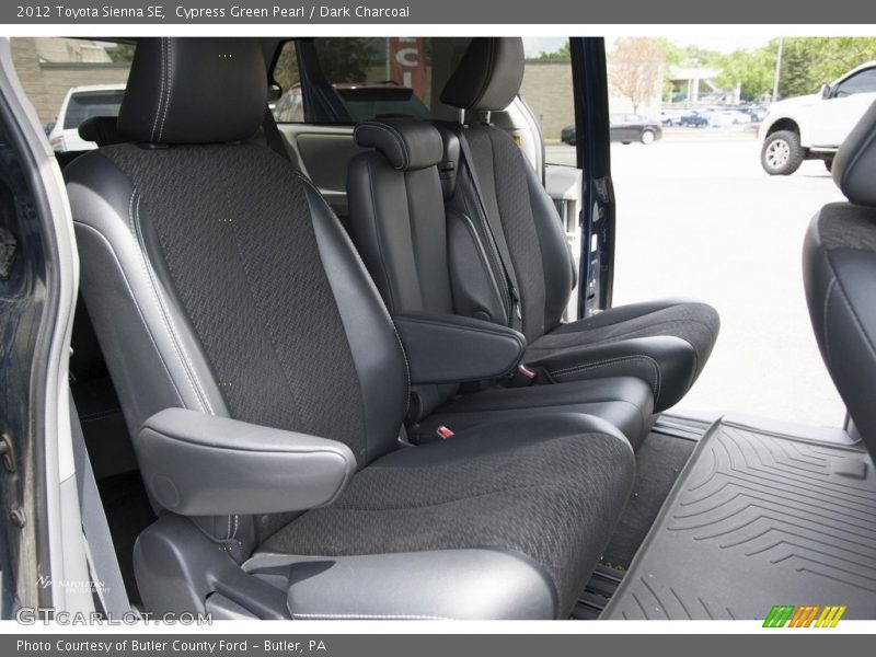 Cypress Green Pearl / Dark Charcoal 2012 Toyota Sienna SE