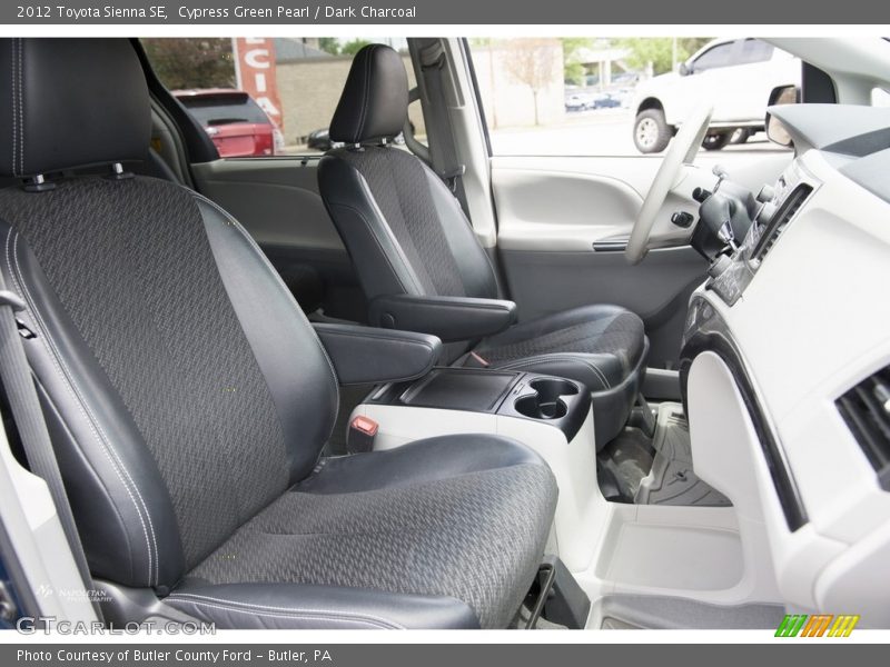 Cypress Green Pearl / Dark Charcoal 2012 Toyota Sienna SE