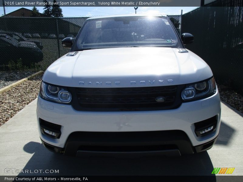Yulong White Metallic / Ebony/Ivory 2016 Land Rover Range Rover Sport Supercharged
