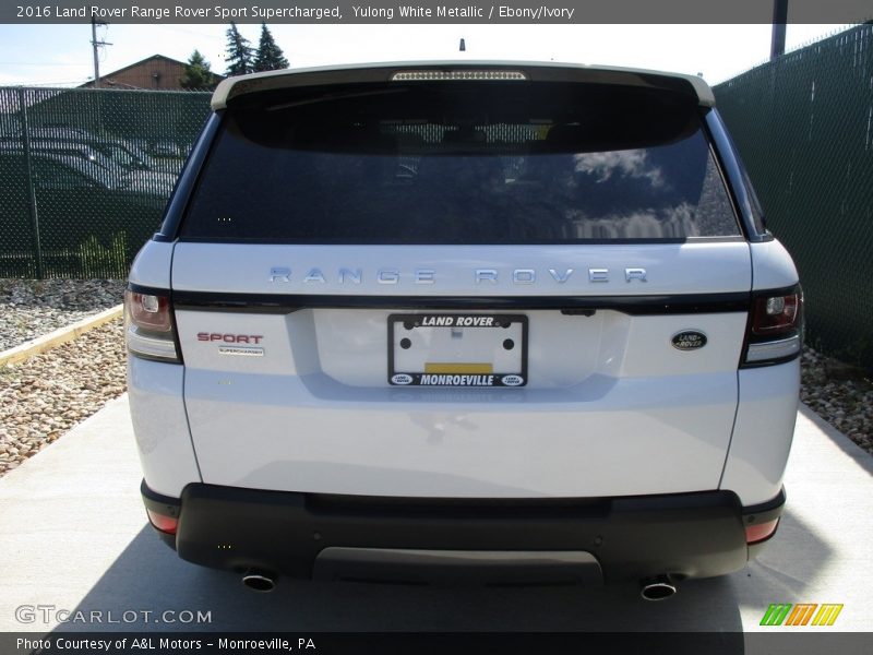 Yulong White Metallic / Ebony/Ivory 2016 Land Rover Range Rover Sport Supercharged