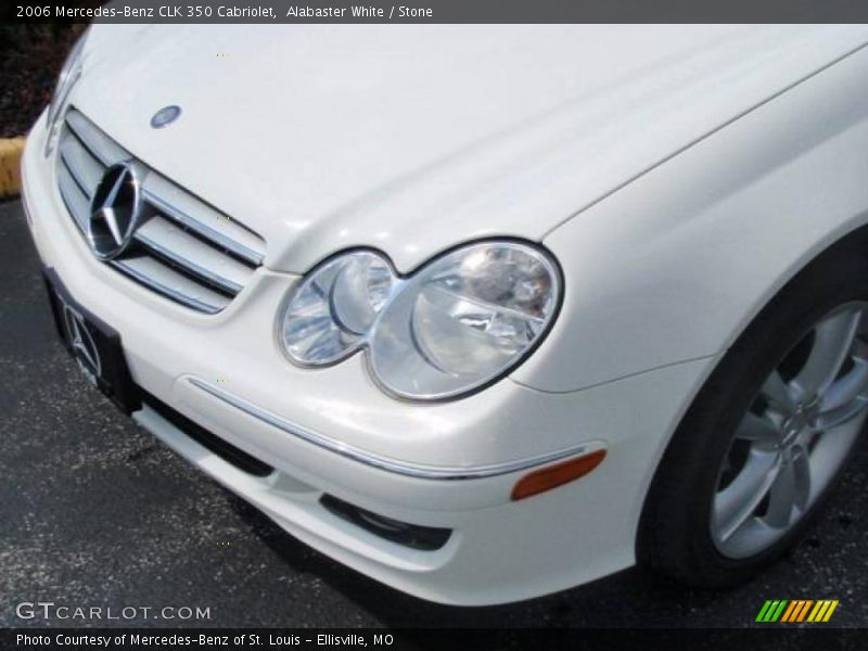 Alabaster White / Stone 2006 Mercedes-Benz CLK 350 Cabriolet