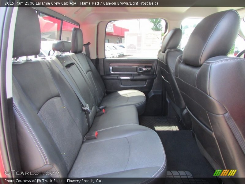 Flame Red / Canyon Brown/Light Frost Beige 2015 Ram 2500 Laramie Crew Cab 4x4