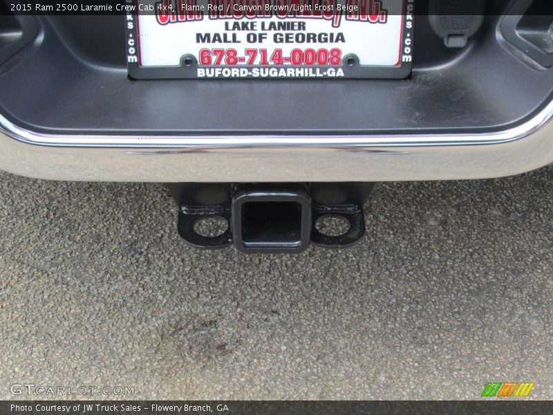 Flame Red / Canyon Brown/Light Frost Beige 2015 Ram 2500 Laramie Crew Cab 4x4