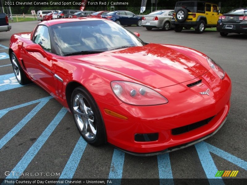 Torch Red / Cashmere 2011 Chevrolet Corvette Grand Sport Coupe