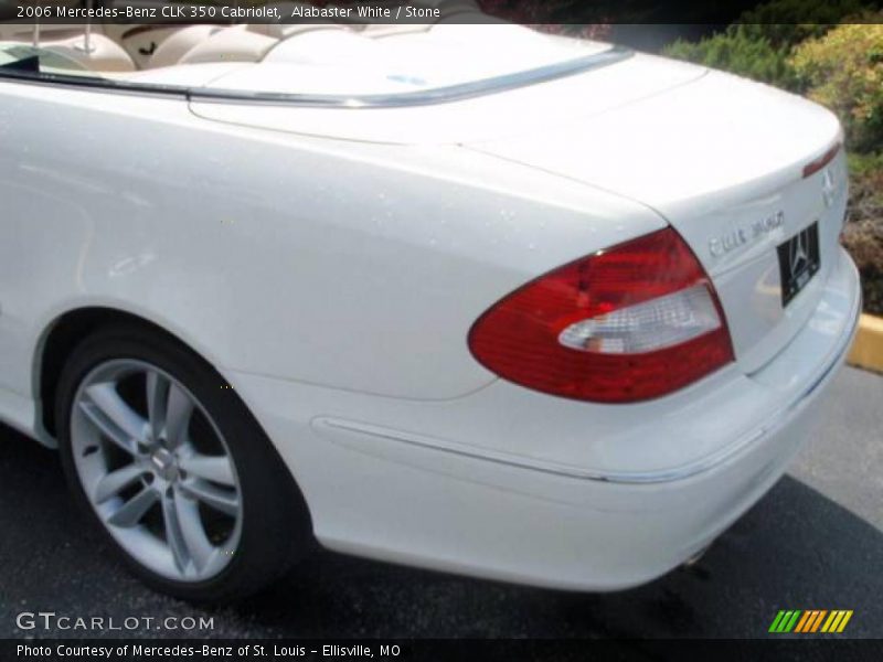 Alabaster White / Stone 2006 Mercedes-Benz CLK 350 Cabriolet
