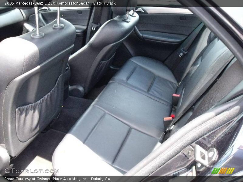 Black / Black 2005 Mercedes-Benz C 230 Kompressor Sedan