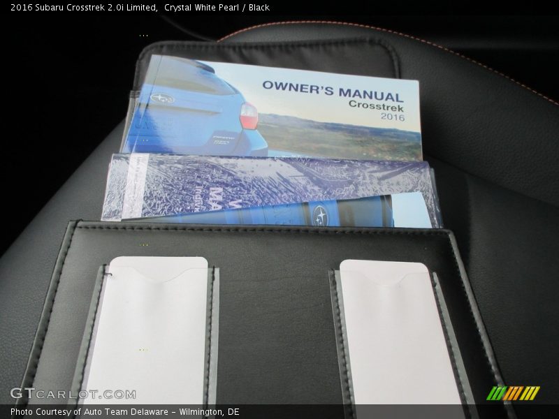 Crystal White Pearl / Black 2016 Subaru Crosstrek 2.0i Limited