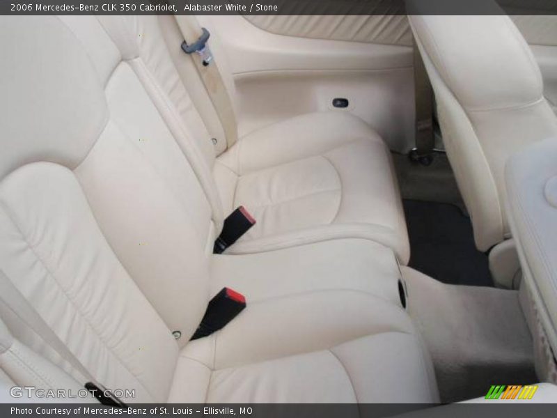 Alabaster White / Stone 2006 Mercedes-Benz CLK 350 Cabriolet