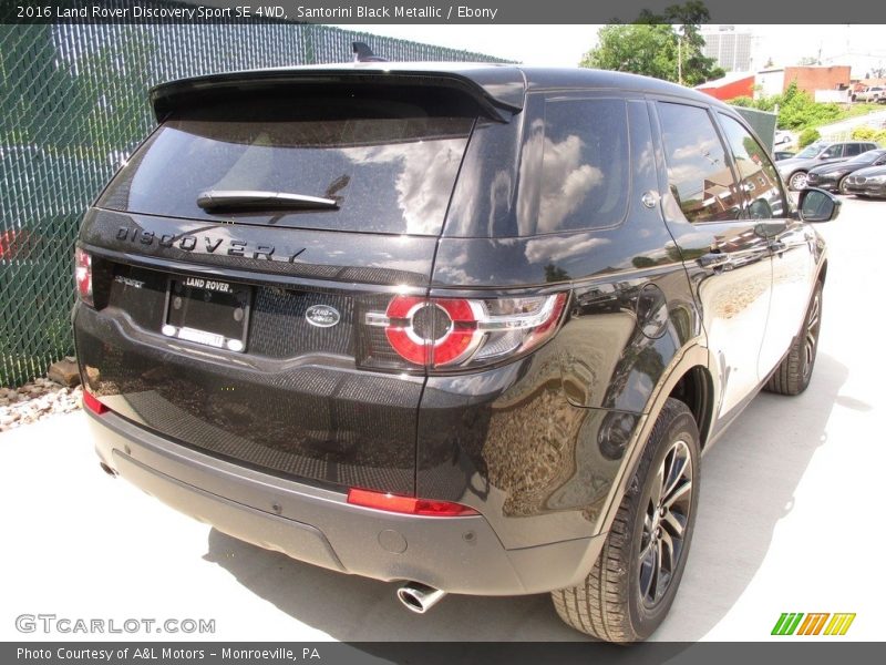 Santorini Black Metallic / Ebony 2016 Land Rover Discovery Sport SE 4WD
