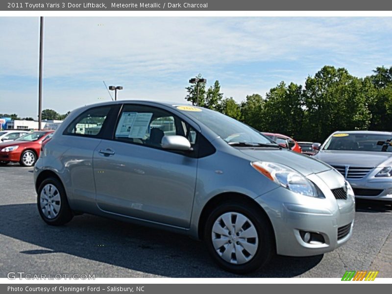 Meteorite Metallic / Dark Charcoal 2011 Toyota Yaris 3 Door Liftback