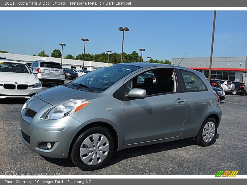 Meteorite Metallic / Dark Charcoal 2011 Toyota Yaris 3 Door Liftback