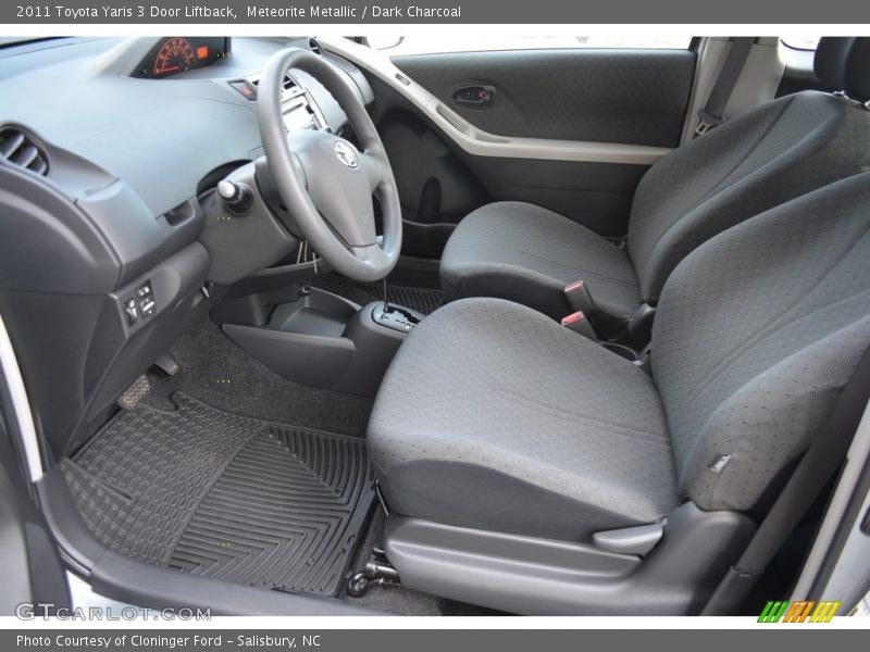 Meteorite Metallic / Dark Charcoal 2011 Toyota Yaris 3 Door Liftback