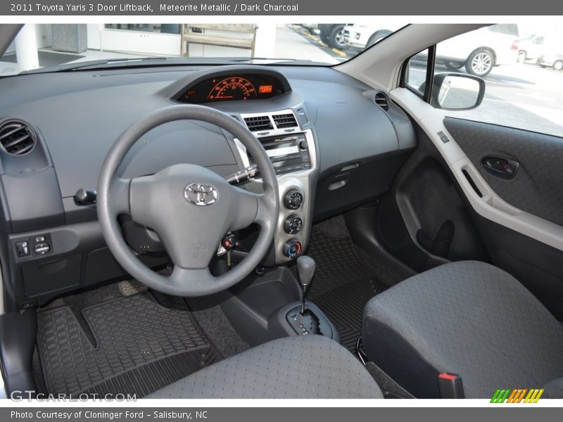 Meteorite Metallic / Dark Charcoal 2011 Toyota Yaris 3 Door Liftback