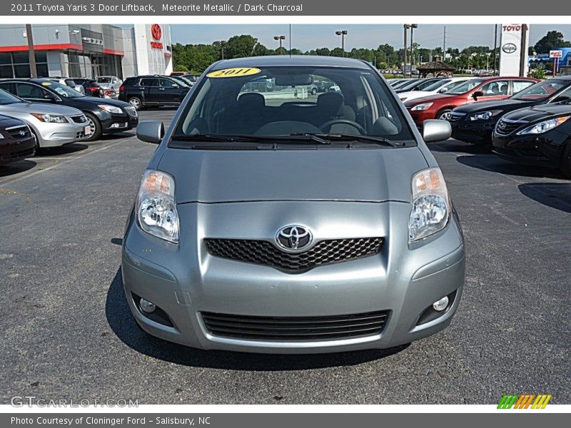 Meteorite Metallic / Dark Charcoal 2011 Toyota Yaris 3 Door Liftback