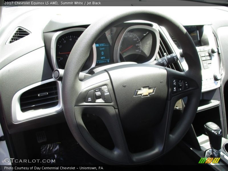 Summit White / Jet Black 2017 Chevrolet Equinox LS AWD