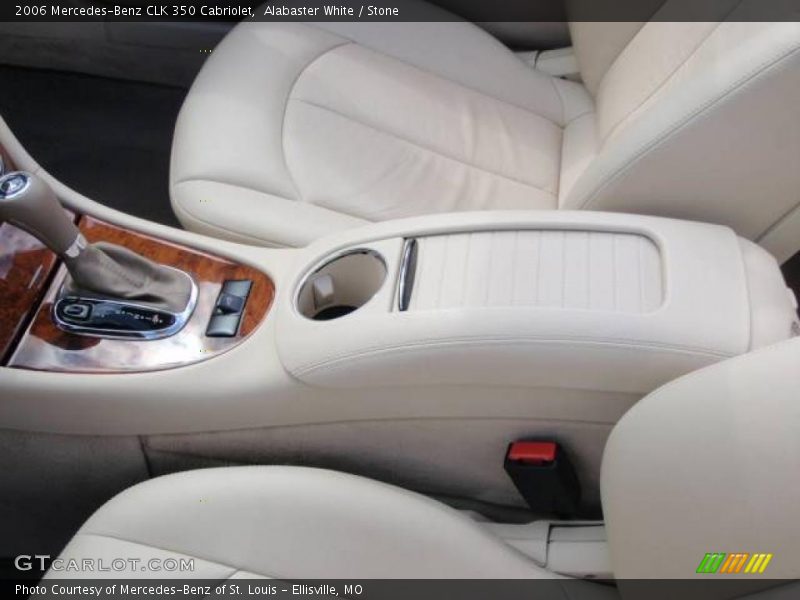 Alabaster White / Stone 2006 Mercedes-Benz CLK 350 Cabriolet