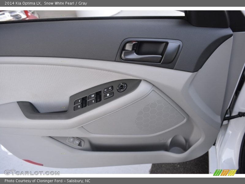 Snow White Pearl / Gray 2014 Kia Optima LX