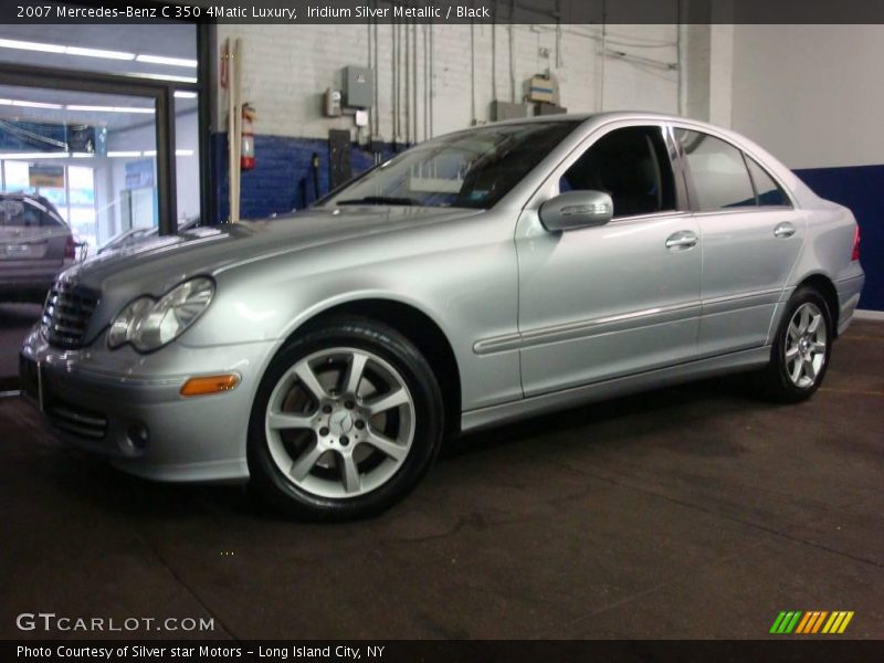 Iridium Silver Metallic / Black 2007 Mercedes-Benz C 350 4Matic Luxury